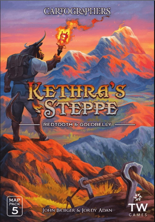 Cartographers: Map Pack 5 - Kethra's Steppe: Redtooth & Goldbelly