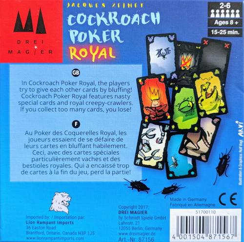 Cockroach Poker Royal (2017 Edition)