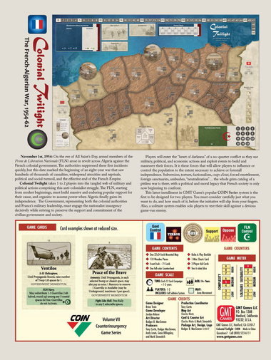 COIN #07: Colonial Twilight: The French-Algerian War