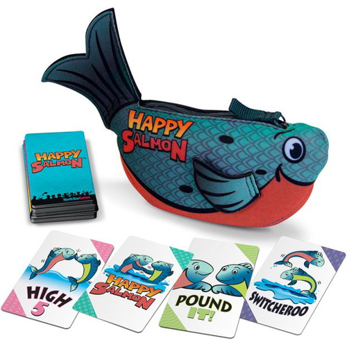 Happy Salmon (Blue Fish)