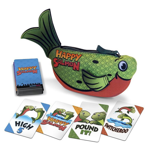 Happy Salmon (Green Fish)