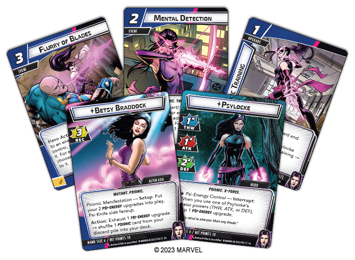 Marvel Champions: Psylocke Hero Pack