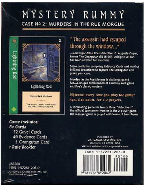 Mystery Rummy #2: Murders in the Rue Morgue