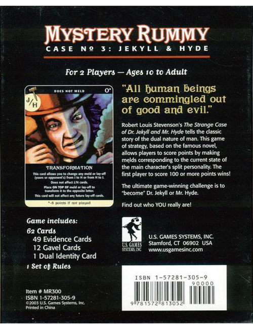 Mystery Rummy #3: Jekyll and Hyde