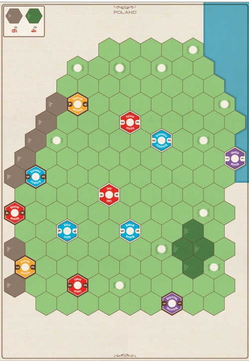 Age Of Steam Deluxe Maps 1: France & Poland