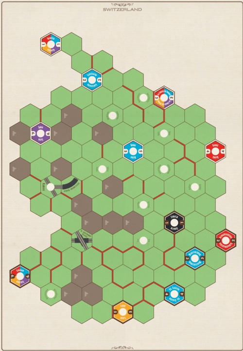 Age Of Steam Deluxe Maps 3: New England, Pittsburg & Switzerland