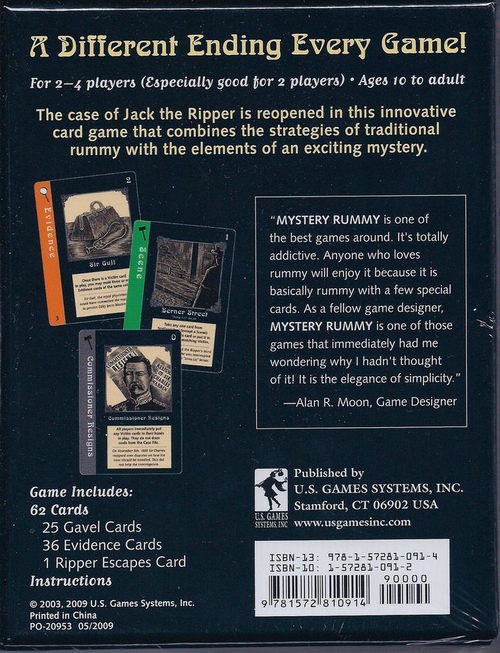 Mystery Rummy #: Jack the Ripper