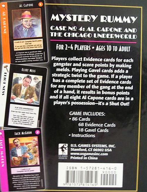 Mystery Rummy #4: Al Capone and the Chicago Underworld